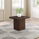 Meridian Spencer Brown Oak Veneer Coffee Table IMAGE 2
