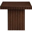 Meridian Spencer Brown Oak Veneer Coffee Table IMAGE 4