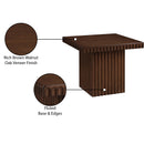 Meridian Spencer Brown Oak Veneer Coffee Table IMAGE 9