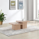 Meridian Spencer Natural Oak Veneer Coffee Table IMAGE 2
