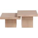 Meridian Spencer Natural Oak Veneer Coffee Table IMAGE 4