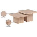 Meridian Spencer Natural Oak Veneer Coffee Table IMAGE 9