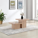 Meridian Spencer Natural Oak Veneer Coffee Table IMAGE 2