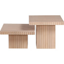 Meridian Spencer Natural Oak Veneer Coffee Table IMAGE 4