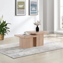 Meridian Spencer Natural Oak Veneer Coffee Table IMAGE 2