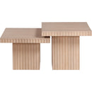 Meridian Spencer Natural Oak Veneer Coffee Table IMAGE 4