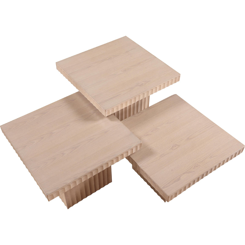 Meridian Spencer Natural Oak Veneer Coffee Table IMAGE 10