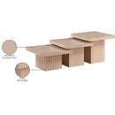 Meridian Spencer Natural Oak Veneer Coffee Table IMAGE 14