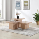 Meridian Spencer Natural Oak Veneer Coffee Table IMAGE 2