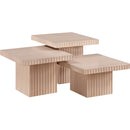 Meridian Spencer Natural Oak Veneer Coffee Table IMAGE 4