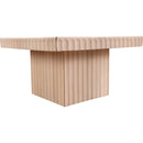 Meridian Spencer Natural Oak Veneer Coffee Table IMAGE 3