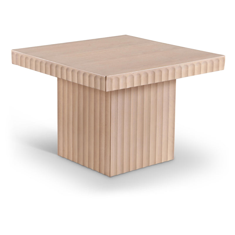 Meridian Spencer Natural Oak Veneer Coffee Table IMAGE 1