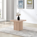 Meridian Spencer Natural Oak Veneer Coffee Table IMAGE 2