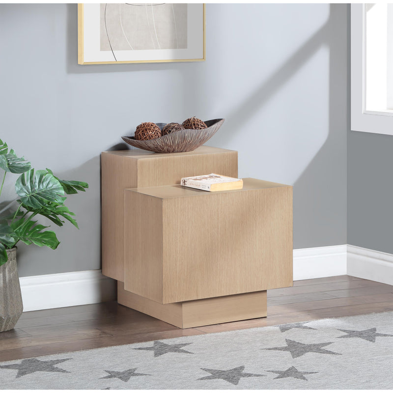 Meridian Mateo Natural End Table IMAGE 2