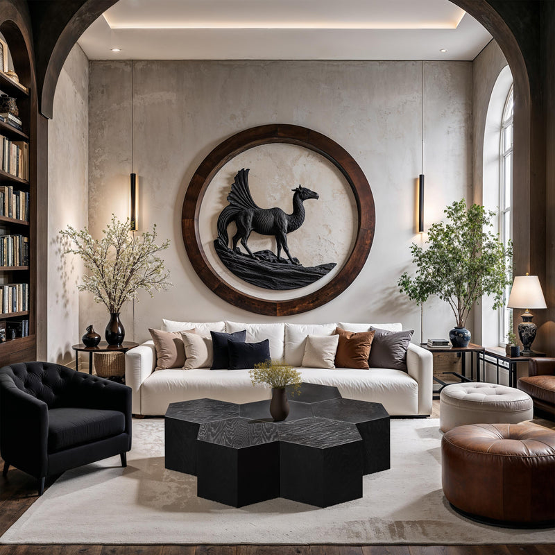 Meridian Eternal Black Coffee Table IMAGE 2