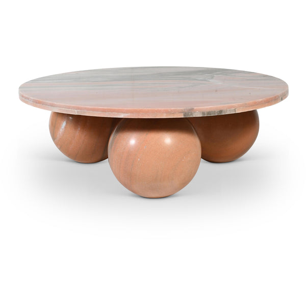 Meridian Spherical Pink Forest Coffee Table (4 Boxes) IMAGE 1
