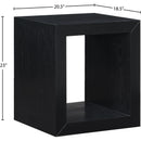 Meridian Alma Black End Table IMAGE 8