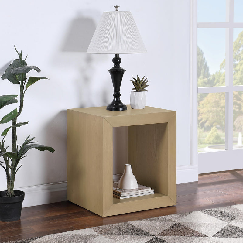 Meridian Alma Natural End Table IMAGE 2