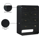 Meridian Parker Black Ash Veneer Chest IMAGE 10