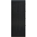 Meridian Parker Black Ash Veneer Chest IMAGE 4