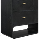 Meridian Parker Black Ash Veneer Chest IMAGE 7