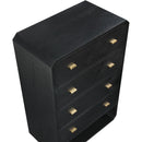 Meridian Parker Black Ash Veneer Chest IMAGE 8