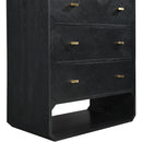 Meridian Parker Black Ash Veneer Dresser IMAGE 7