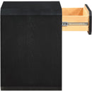 Meridian Parker Black Ash Veneer Night stand IMAGE 6