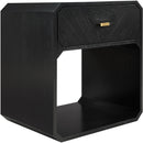 Meridian Parker Black Ash Veneer Night stand IMAGE 7
