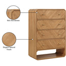 Meridian Parker Natural Ash Veneer Chest IMAGE 10