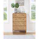 Meridian Parker Natural Ash Veneer Chest IMAGE 2