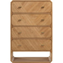 Meridian Parker Natural Ash Veneer Chest IMAGE 3