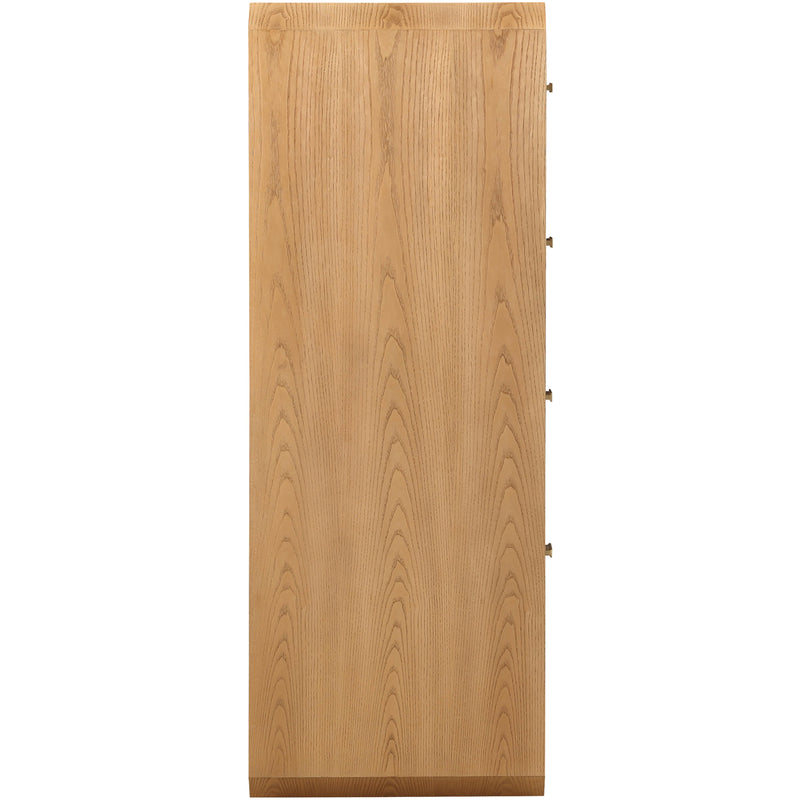 Meridian Parker Natural Ash Veneer Chest IMAGE 4