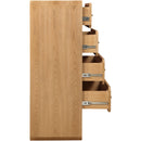 Meridian Parker Natural Ash Veneer Chest IMAGE 6