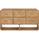 Meridian Parker Natural Ash Veneer Dresser IMAGE 3