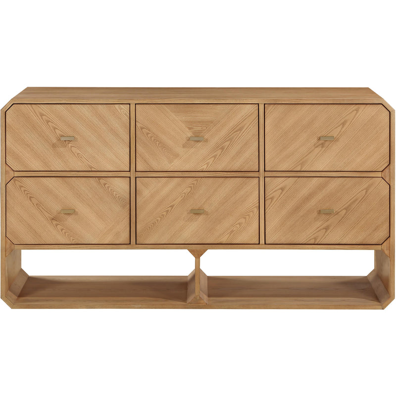Meridian Parker Natural Ash Veneer Dresser IMAGE 3