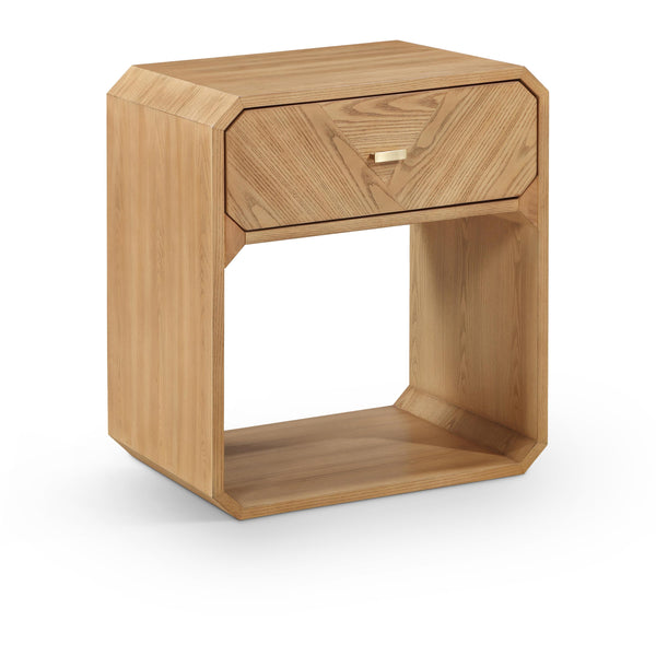 Meridian Parker Natural Ash Veneer Night stand IMAGE 1