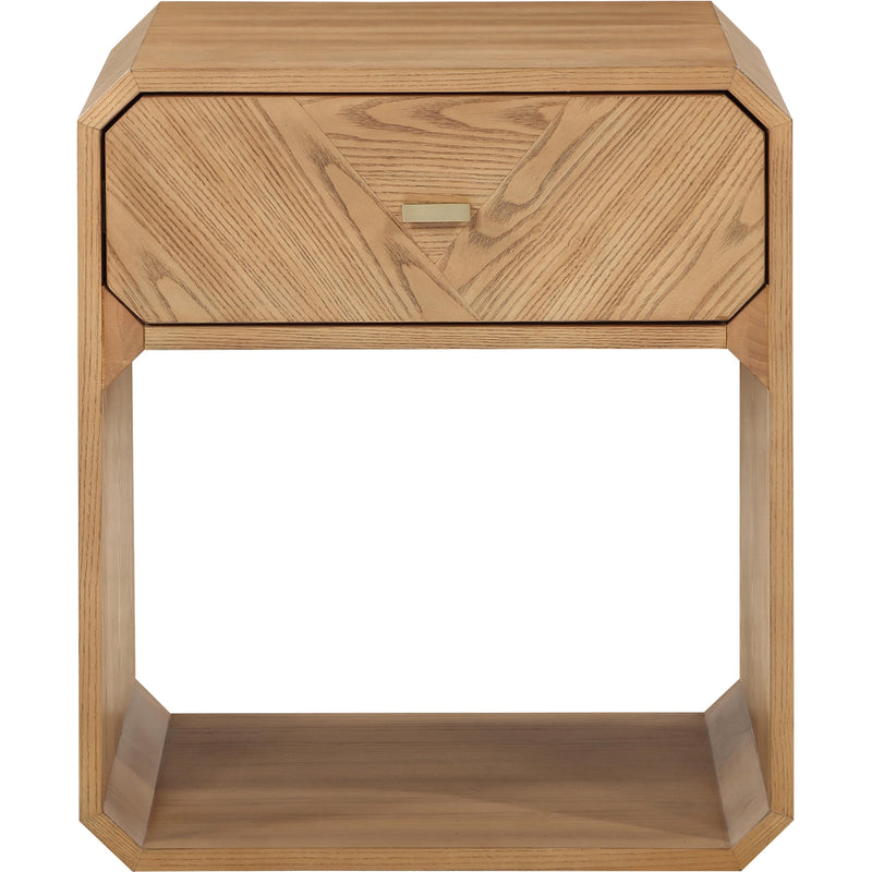 Meridian Parker Natural Ash Veneer Night stand IMAGE 3