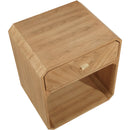 Meridian Parker Natural Ash Veneer Night stand IMAGE 8