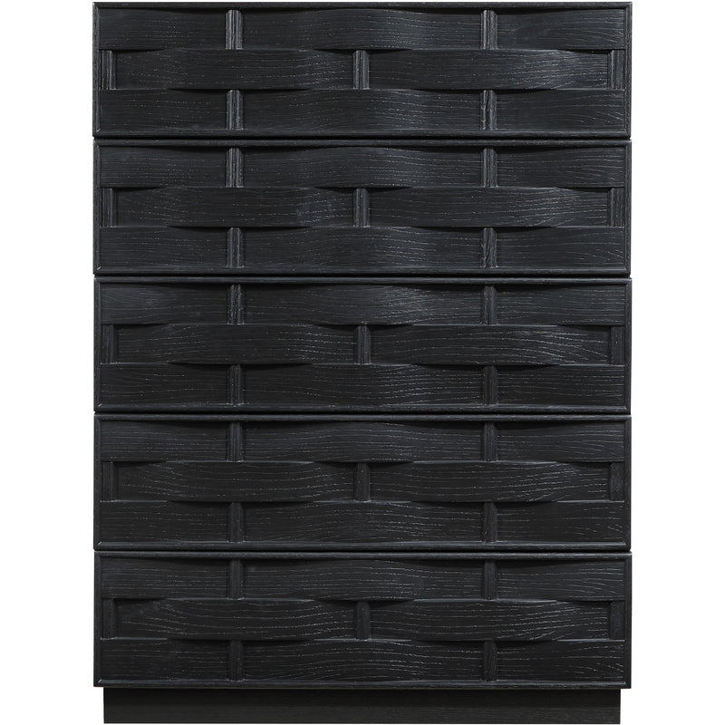 Meridian Weave Black Chest IMAGE 3