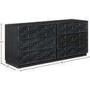 Meridian Weave Black Dresser IMAGE 8
