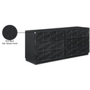 Meridian Weave Black Dresser IMAGE 9