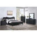 Meridian Weave Black Night Stand IMAGE 10