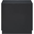 Meridian Weave Black Night Stand IMAGE 5