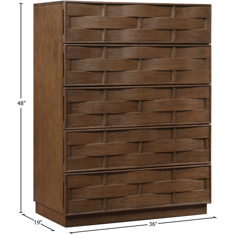 Meridian Weave Brown Chest IMAGE 8