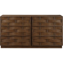Meridian Weave Brown Dresser IMAGE 3