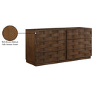 Meridian Weave Brown Dresser IMAGE 9