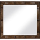 Meridian Weave Brown Mirror IMAGE 3