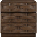 Meridian Weave Brown Night Stand IMAGE 3