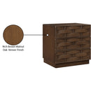 Meridian Weave Brown Night Stand IMAGE 9